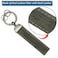 Car Keychain for women and men Key Fob Keychain, Key Chain Holder, Leather and Carbon Fiber Keychain, Durable &amp; Stylish Accessory for Vehicles, Bags &amp; Gifts(Black &amp; Gray- Morgan)
