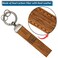 
Luxury Leather and Carbon Fiber Keychain with 360&deg; Rotating Swivel Ring, Portable Spring Snap, Durable Design, Stylish and - Gift women and men Key Fob Keychain Key Chain (GM-Brown)