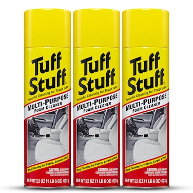 Combo Offer - Buy 3 PCS Multi-Purpose Foam Cleaner by Tuff Stuff, Use on Car Interior, Furniture, Carpet, 22 Oz Each, Car Cleaning Sprayer Bottle, Car Multi-Purpose Foam Cleaner