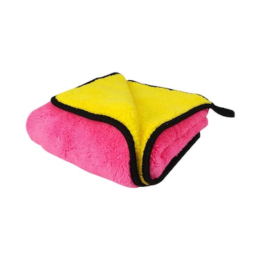 Microfibre Drying Towel 2-in-1, 850 GSM, 50x80 CM, Premium Microfiber Car Cleaning Cloth, Streak-Free, Absorbent Towel for Exterior and Interior, Water Spot Remover