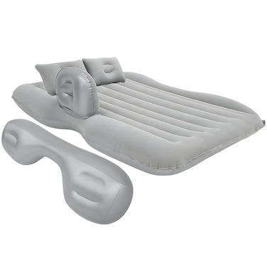 Safari Electric Multi-Functional In-Car Air Bed Set 135 x 85 x 45 cm, Flocking Material + PVC, Car Travel Inflatable Mattress Air Bed Cushion Camping Universal