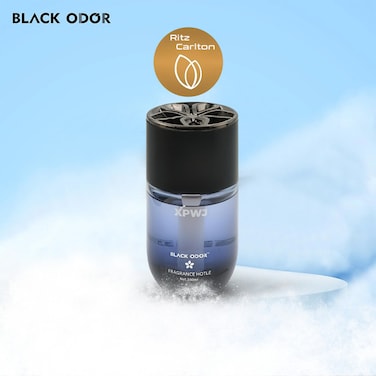 Black Odor Car Air Freshener   Hotel Scent  Compact Twist-Top Design     Perfect for Dashboard or Cup Holder-160ml(Ritz Carlton)

