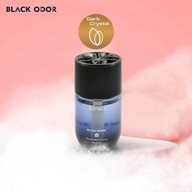 Black Odor Car Air Freshener   Hotel Scent  Compact Twist-Top Design     Perfect for Dashboard or Cup Holder-160ml(Dark Crystal)
