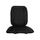 3XR Car Seat Cushion with Back Support Pillow: Enhanced Comfort Memory Foam Design for Pain Relief, Ideal for Drivers and Office Use -   (Black &amp; Grey)
