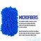 Blue 2-in-1 Microfiber Drying Towel, Ultra Absorbent, Streak-Free Finish, Scratch-Free, Machine Washable, Durable, Perfect for Car Detailing, Cleaning, and Polishing

