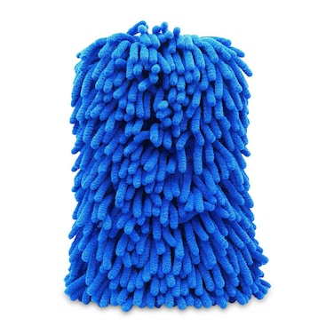 Blue 2-in-1 Microfiber Drying Towel, Ultra Absorbent, Streak-Free Finish, Scratch-Free, Machine Washable, Durable, Perfect for Car Detailing, Cleaning, and Polishing
