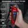 Digital Tire Pressure Gauge with Backlit LCD Display and Lighted Nozzle