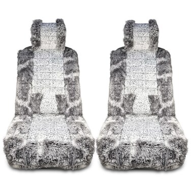 Universal Car Seat Cushion - Lightweight, Durable, Plush Car Seat Protector, Easy Installation, Compatible with Most Cars, Comfortable and Stylish Design (Set of 2)