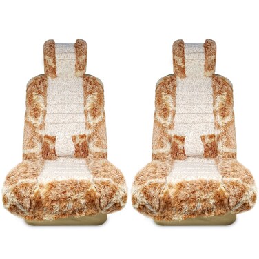 Universal Car Seat Cushion - Lightweight, Durable, Plush Car Seat Protector, Easy Installation, Compatible with Most Cars, Comfortable and Stylish Design (Set of 2)