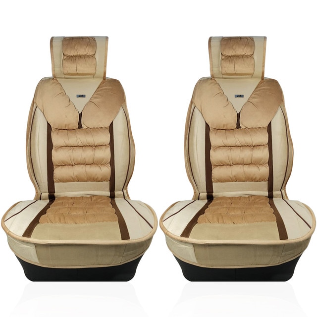 Buy Universal Fit Cushioned Car Seat Cover 2pcs, Soft and Durable