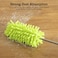 Microfiber Duster  25" to 75" Extendable Pole, Washable Dusters for Cleaning, Cleaning Supplies for Office, Car, Window, Furniture, Ceiling Fan (neon green)
