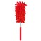 Microfiber Duster  25" to 75" Extendable Pole, Washable Dusters for Cleaning, Cleaning Supplies for Office, Car, Window, Furniture, Ceiling Fan (red)
