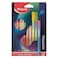 Maped Nightfall Felt Tip Pens &ndash; 12 Colors &ndash; Triangular Shape &ndash; Strong Nylon Tip &ndash; Washable Ink