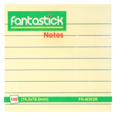Fantastick Sticky Notes 3 X 3 Rulled