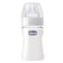Chicco Well Being Neutral Glass Bottle Regular Flow Silicone, 150ml