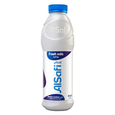 Alsafi Full Fat Fresh Milk 850ml