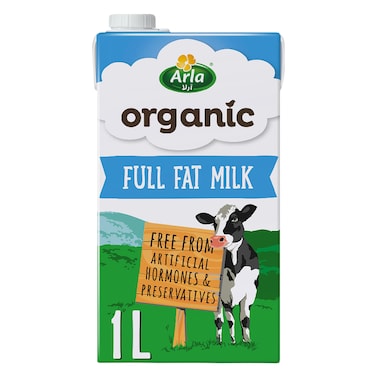 Arla Long Life Full Fat Organic Milk 1 L