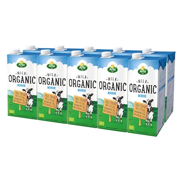 Arla Organic Milk Full Fat Long Life 1L &times;10