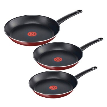 طقم مقلاة تيفال سيمبليسيتي 3 قطع 20 + 24 + 28 سنتيمتر