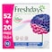 Freshdays Natural Cotton Feel Long Scented Pantyliners 72 Count