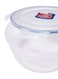 Locknlock-Hsm946, 71-Flulid Ounce Round Salad Bowl, 8.7-Cup, Clear/Blue