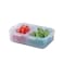 Locknlock Rectangular Short Food Container 360ml With Divlider