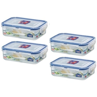 Locknlock Rectangular Short Food Container 360ml With Divlider
