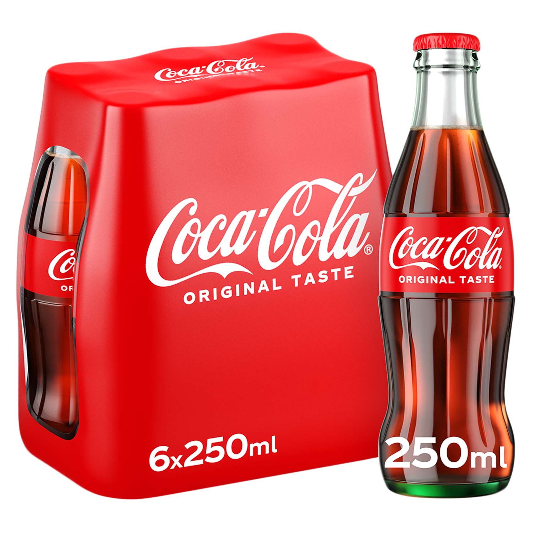 كوكا كولا زجاجة 250 مل × 6