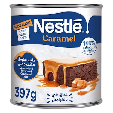 نستلة حليب مكرمل مكثف محلى 397 جرام