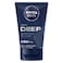 NIVEA MEN Face &amp; Beard Wash Cleanser, DEEP Active Charcoal, 100ml