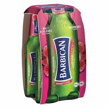 Barbican Non Alcoholic Raspberry Beer 330ml x Pack of 4