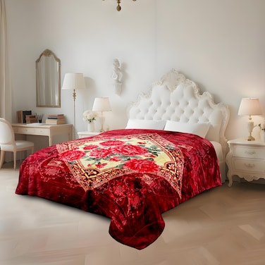 بطانية ستارجولد راشيل مزدوجة الطبقات عالية الجودة، 200×240 سم، 7 كجم، SG-BL2063