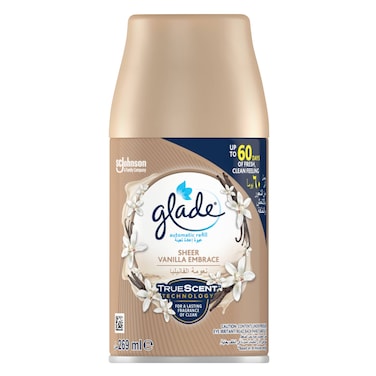 Glade Automatic Air Freshener Spray Refill Sheer Vanilla Embrace, 269ml