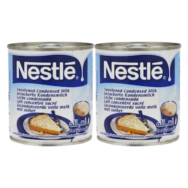 نستله حليب مكثف محلى 397 جرام × 2، خصم 5%