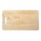 دبليو تي إل لوح تقطيع خشبي مستطيل ، بيج، 44×24×1.5 سم