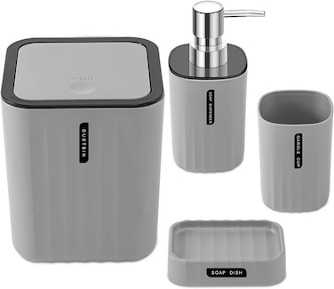 4-Piece Bathroom Accessories Set
