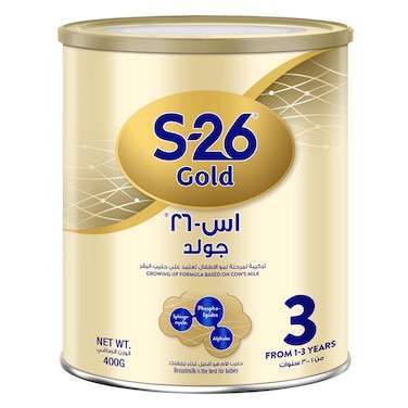 S-26 Progres Gold Vanilla Flavor Growing Up Formula Stage 3, 400g