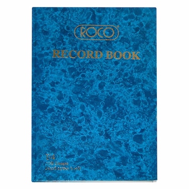 Roco F4 Record Book 100 Sheets 21x32.6x12.8cm Blue