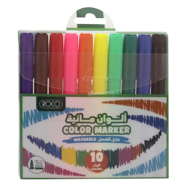 Roco Scented Colour Markers 10 Pieces