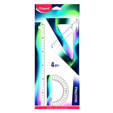 Maped Drafting Set, 4 Pieces, Nightfall