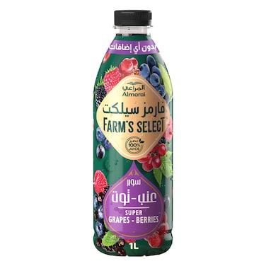 Almarai Farm&rsquo;s Select Super Grapes Berries Juice 1L