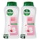 Dettol Skincare Shower Gel &amp; Body Wash, Rose &amp; Sakura Blossom Scent, 250ml x 2