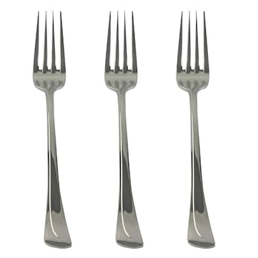 لوسيا مجموعة شوك عشاء 3 قطع فضي