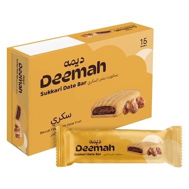 ديمه بسكويت بتمر سكري 21 جرام × 14