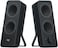 Logitech Z207 Wireless Bluetooth PC Speakers, Stereo Sound, 10 Watts Peak Power, 3.5mm Audio Input, Headphone Jack, Multi Device, Easy Switch, UK Plug, Computer/TV/Smartphone/Tablet - Black