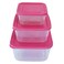 MyChoice - Keep Fresh Square Container 3 Pieces