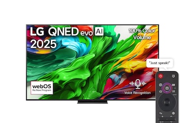75 inch LG QNED evo AI QNED86 4K 144Hz Smart TV AI Magic remote webOS25 2025
