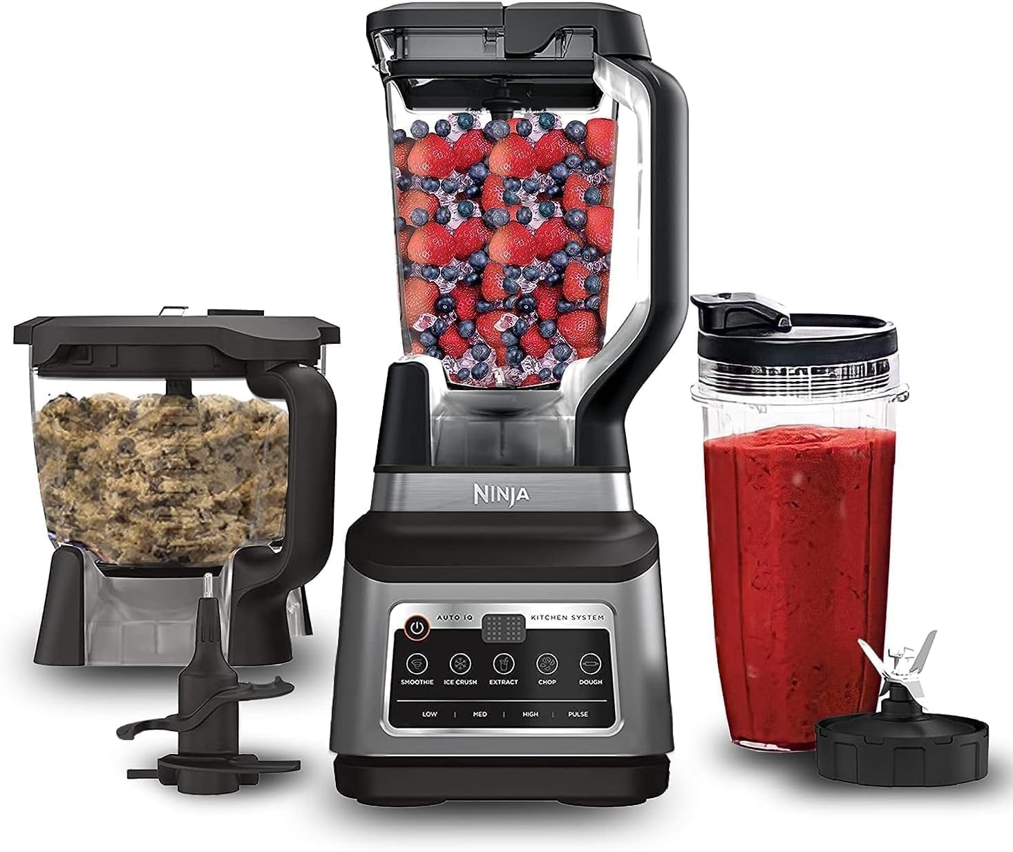 Buy Ninja 3-In-1 Food Processor, Blender, Auto-iQ Technology, 1200