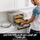 Ninja Foodi 10-In-1 Multifunction Oven, Fast Mini Oven, Countertop Oven, 10 Cooking Functions, Air Fry, Pizza, Grill, Roast, Bake, Toast And Bagel, Silver/Black, DT200ME