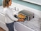 Ninja Foodi 8-In-1 Flip Oven, Portable Mini Oven For Countertop And Work Surfaces, Multifunctional With 8 Cooking Functions, Air Fry, Roast, Grill, And Bake Silver/Black SP101ME